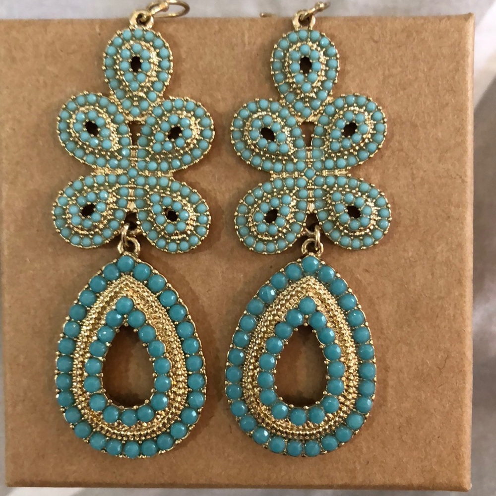 Stella and Dot Chandelier Earrings.